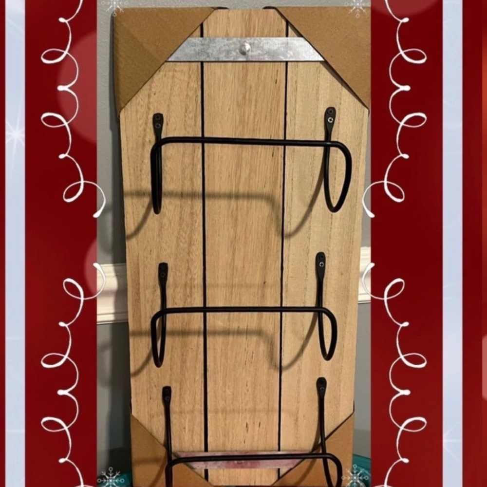 🌺 New Wine Rack or Rolling Pin Display Rack, holds 3 rolling pins - Picture 2 of 5